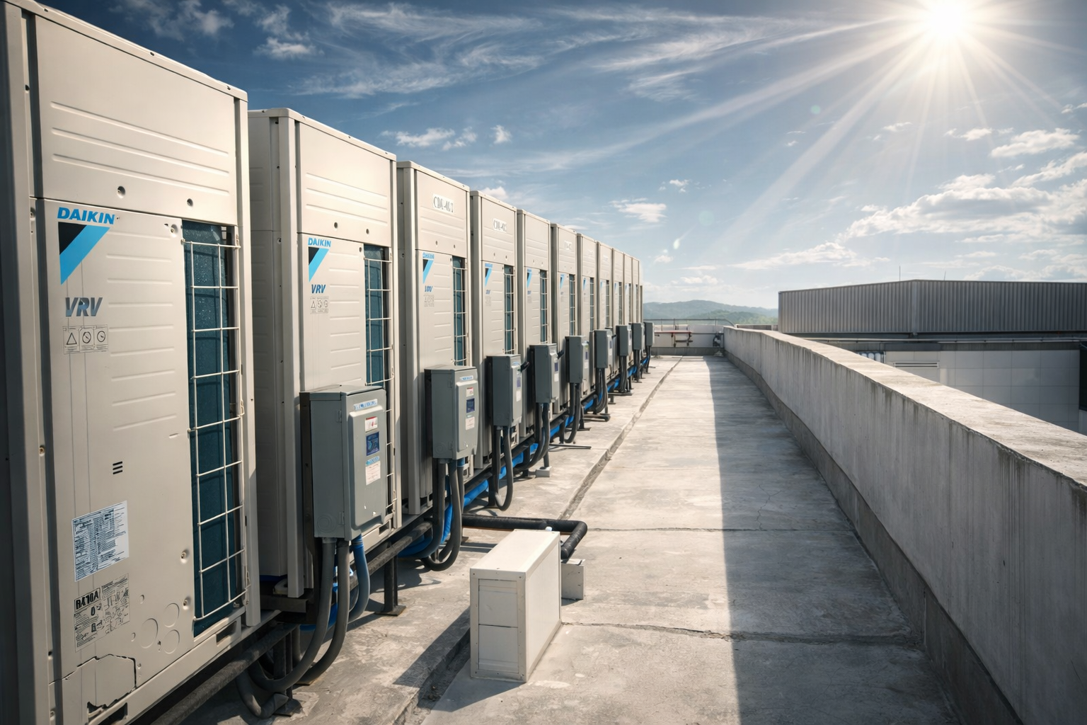 งานติดตั้ง VRV HVAC